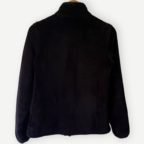 FILA Sport Black Long Sleeve Zip Up Cozy Fleece Logo Jacket. Pockets. Small. - Picture 2 of 8